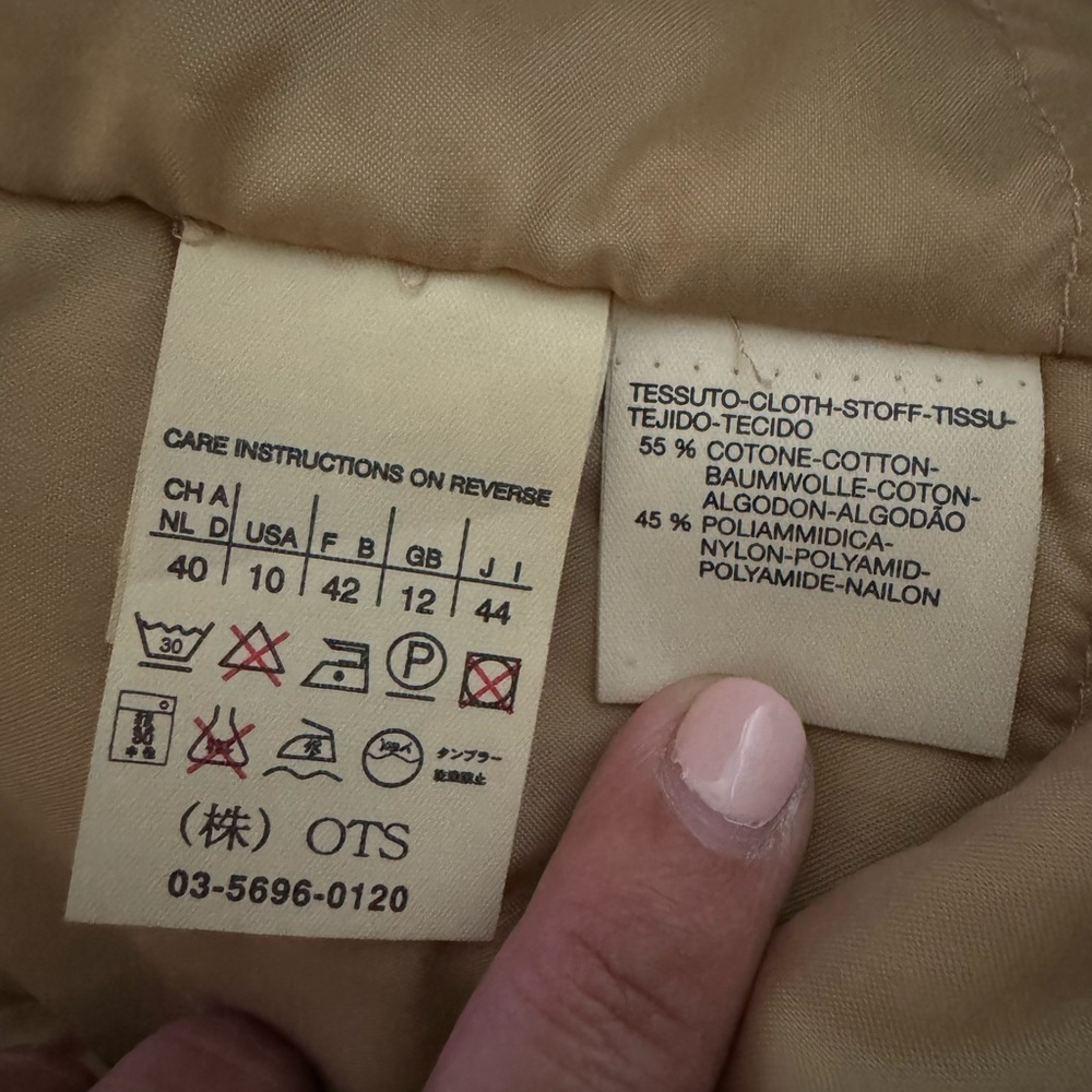 Sportmax Code Beige Jacket Size 10 - Picture 5 of 8